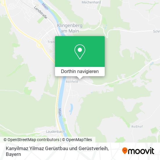 Kanyilmaz Yilmaz Gerüstbau und Gerüstverleih Karte