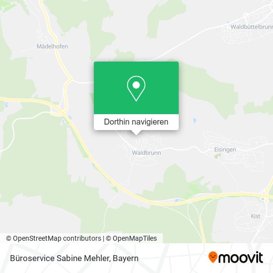 Büroservice Sabine Mehler Karte