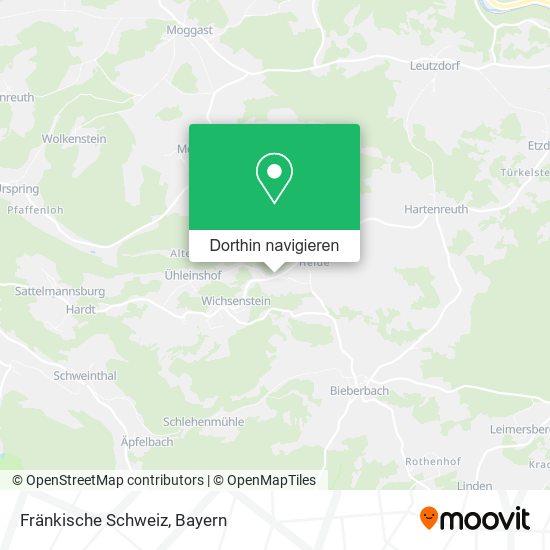 Fränkische Schweiz Karte