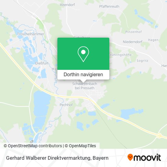 Gerhard Walberer Direktvermarktung Karte