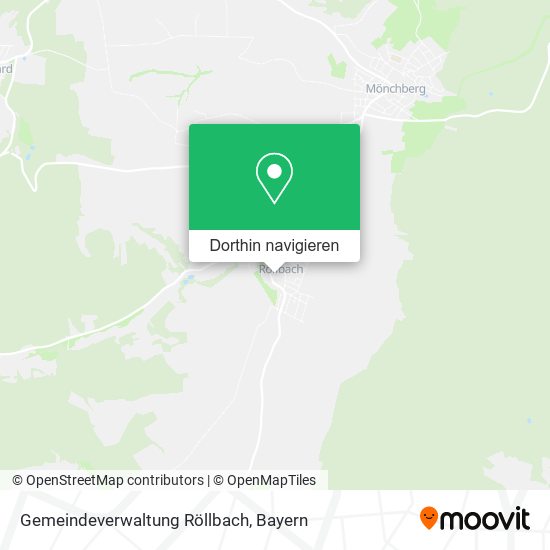 Gemeindeverwaltung Röllbach Karte