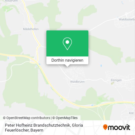 Peter Hofheinz Brandschutztechnik, Gloria Feuerlöscher Karte