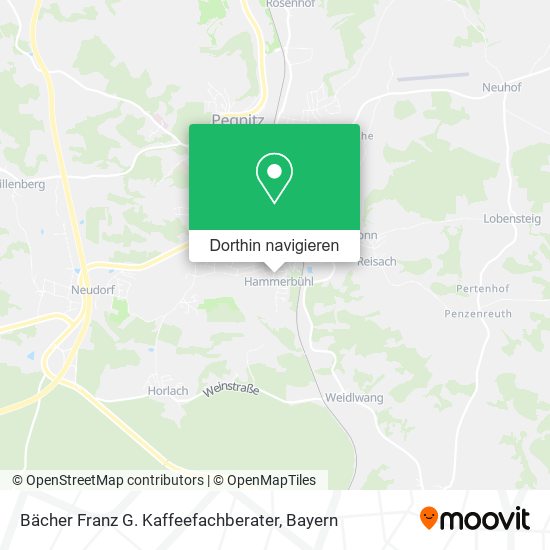 Bächer Franz G. Kaffeefachberater Karte