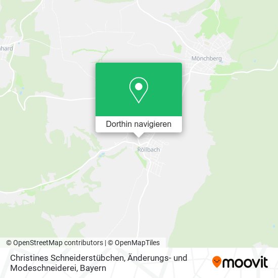 Christines Schneiderstübchen, Änderungs- und Modeschneiderei Karte