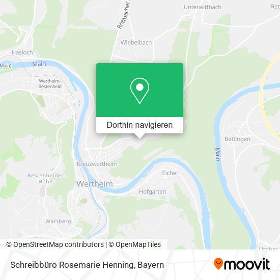 Schreibbüro Rosemarie Henning Karte