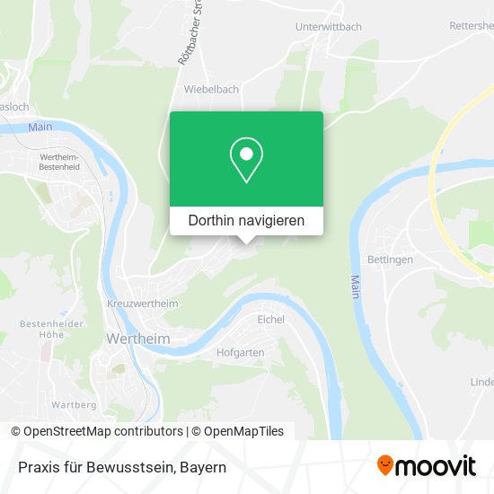 Praxis für Bewusstsein Karte