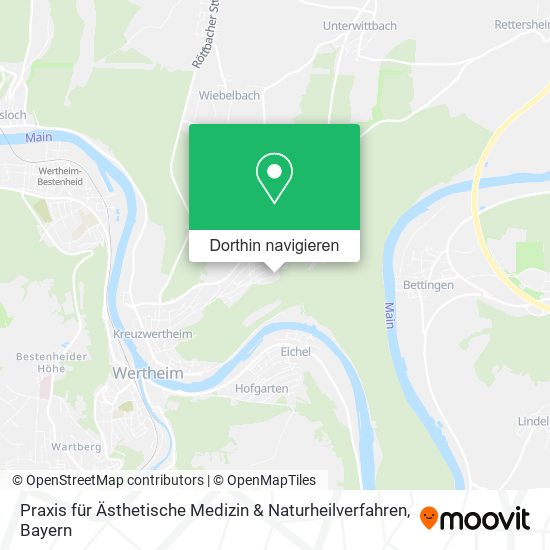 Praxis für Ästhetische Medizin & Naturheilverfahren Karte