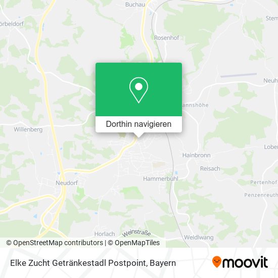 Elke Zucht Getränkestadl Postpoint Karte