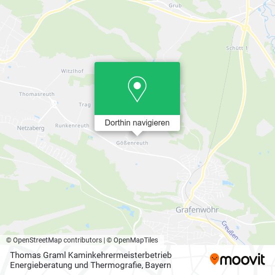 Thomas Graml Kaminkehrermeisterbetrieb Energieberatung und Thermografie Karte