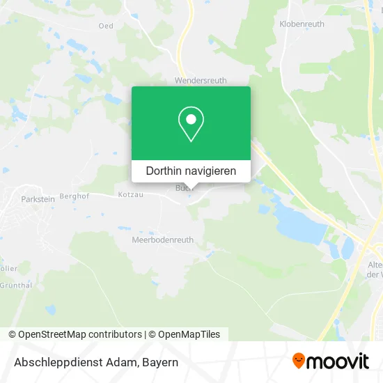 Abschleppdienst Adam Karte