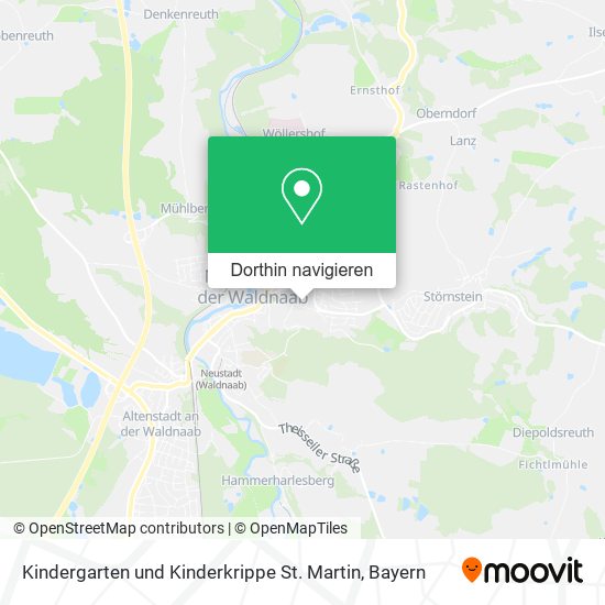 Kindergarten und Kinderkrippe St. Martin Karte
