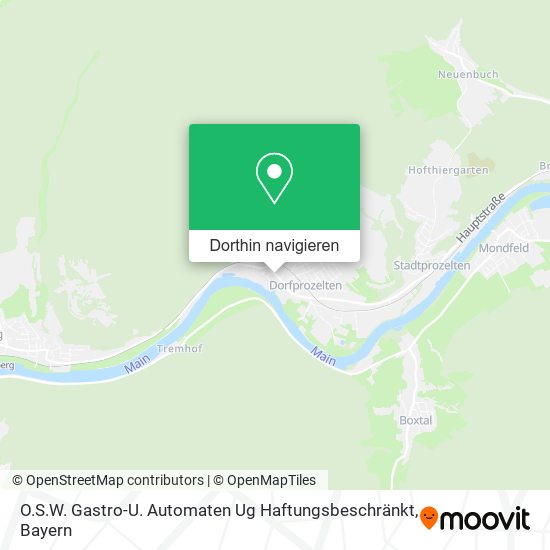 O.S.W. Gastro-U. Automaten Ug Haftungsbeschränkt Karte