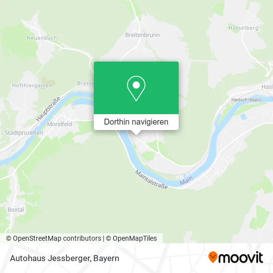 Autohaus Jessberger Karte