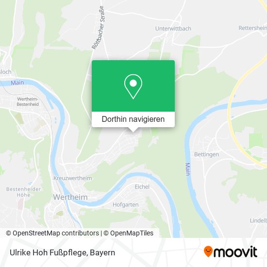 Ulrike Hoh Fußpflege Karte