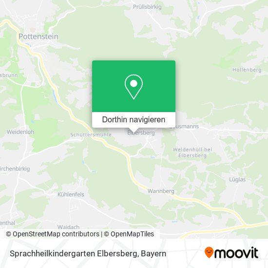 Sprachheilkindergarten Elbersberg Karte