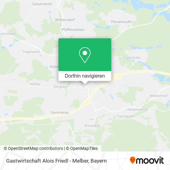 Gastwirtschaft Alois Friedl - Melber Karte