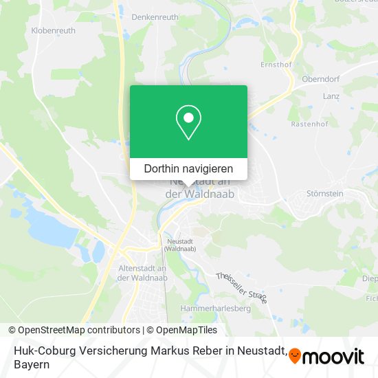 Huk-Coburg Versicherung Markus Reber in Neustadt Karte