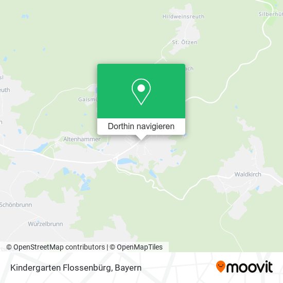 Kindergarten Flossenbürg Karte