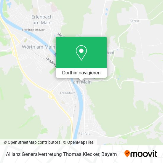 Allianz Generalvertretung Thomas Klecker Karte
