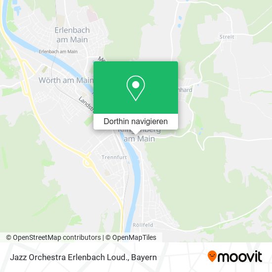 Jazz Orchestra Erlenbach Loud. Karte