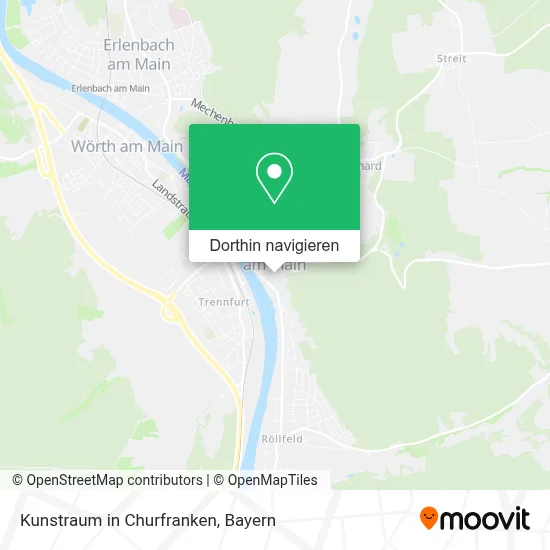 Kunstraum in Churfranken Karte