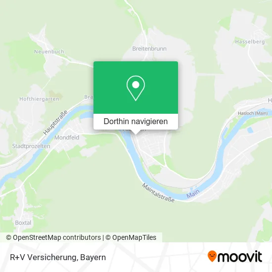 R+V Versicherung Karte