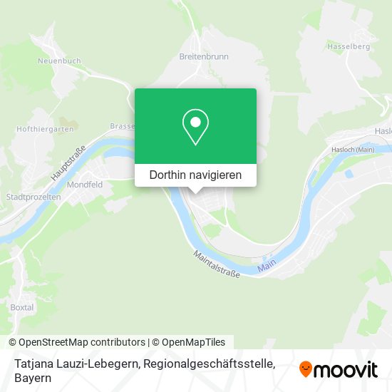 Tatjana Lauzi-Lebegern, Regionalgeschäftsstelle Karte