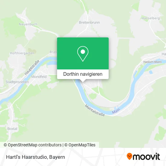 Hartl's Haarstudio Karte