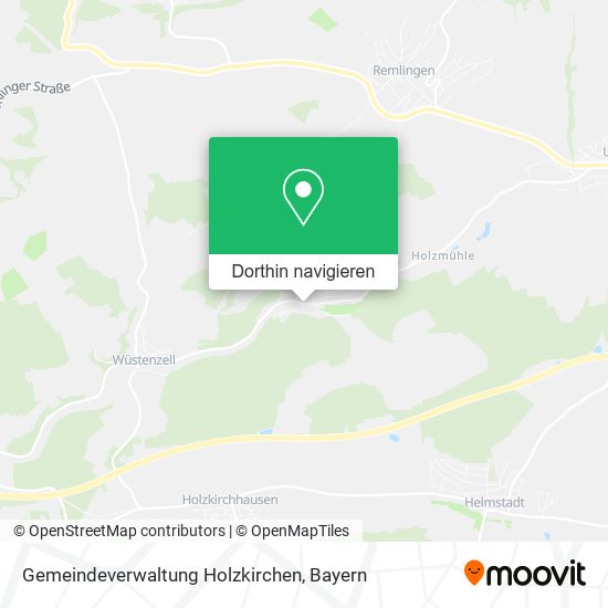 Gemeindeverwaltung Holzkirchen Karte