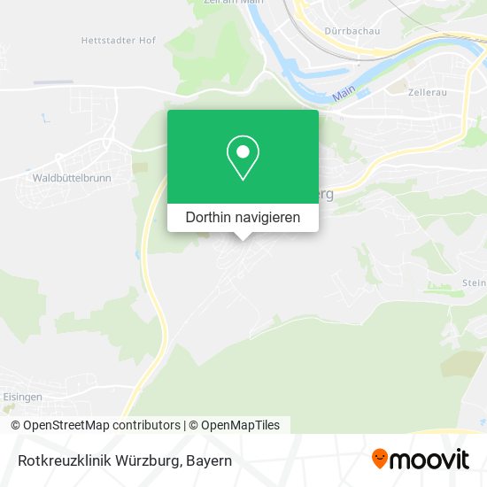 Rotkreuzklinik Würzburg Karte