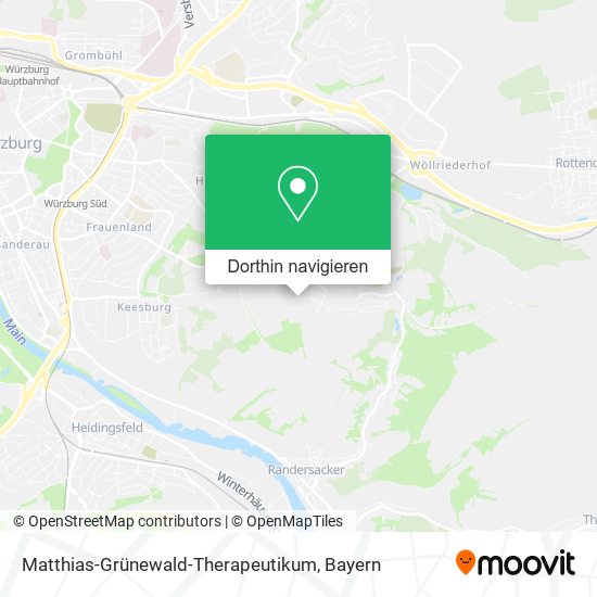 Matthias-Grünewald-Therapeutikum Karte