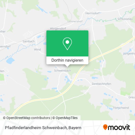 Pfadfinderlandheim Schweinbach Karte