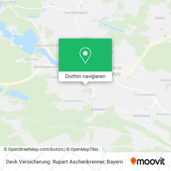 Devk Versicherung: Rupert Aschenbrenner Karte