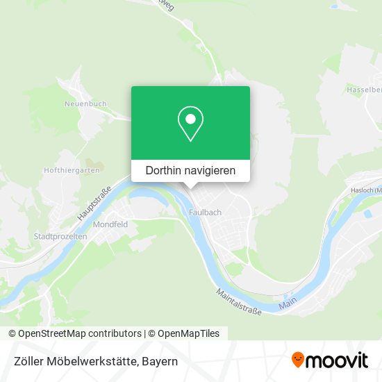 Zöller Möbelwerkstätte Karte