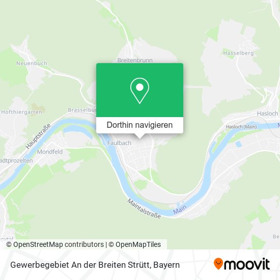 Gewerbegebiet An der Breiten Strütt Karte