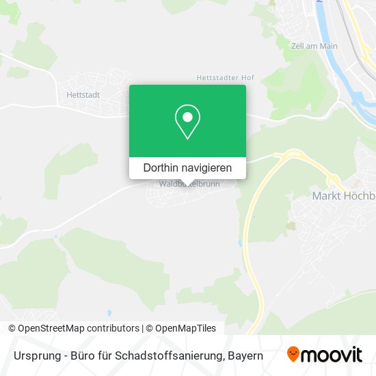 Ursprung - Büro für Schadstoffsanierung Karte