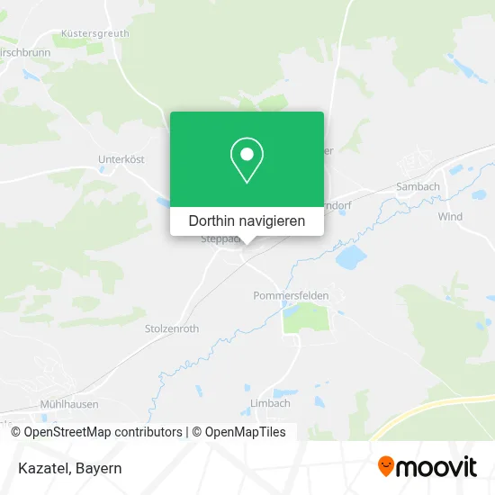 Kazatel Karte