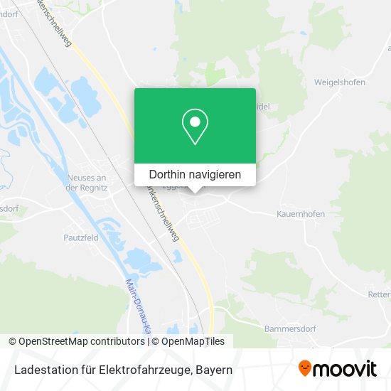Ladestation für Elektrofahrzeuge Karte