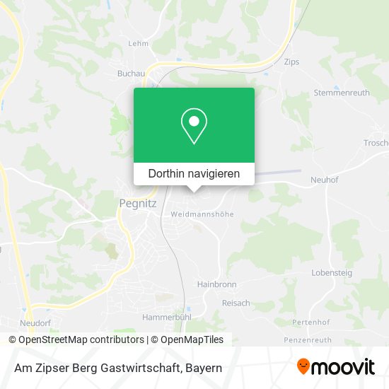 Am Zipser Berg Gastwirtschaft Karte