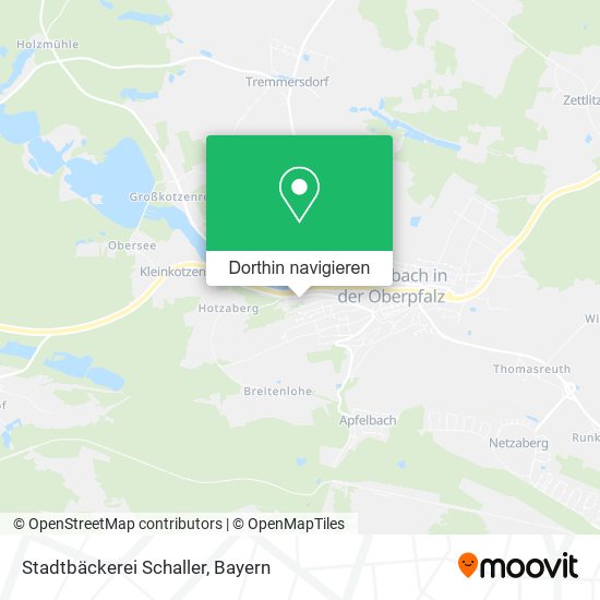 Stadtbäckerei Schaller Karte