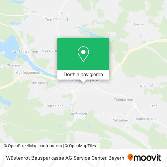 Wüstenrot Bausparkasse AG Service Center Karte