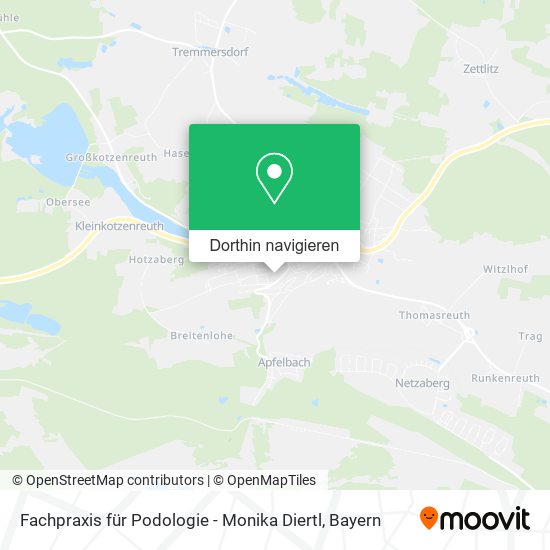 Fachpraxis für Podologie - Monika Diertl Karte