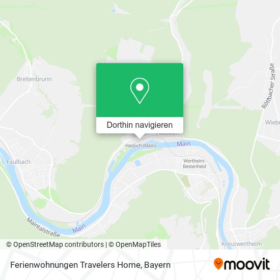 Ferienwohnungen Travelers Home Karte