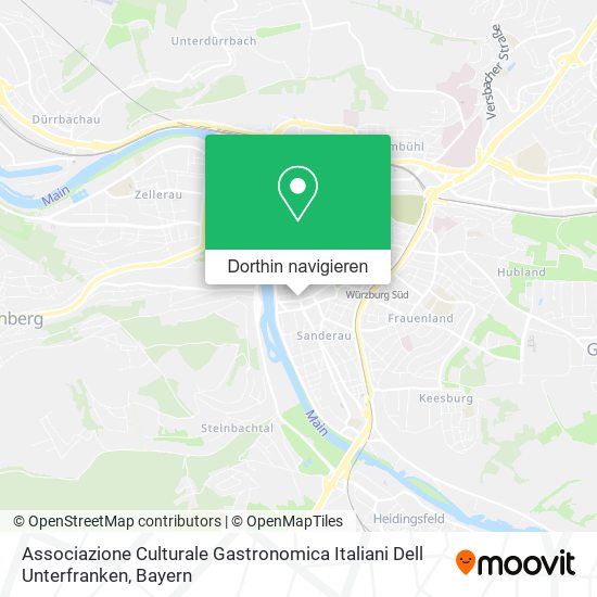 Associazione Culturale Gastronomica Italiani Dell Unterfranken Karte