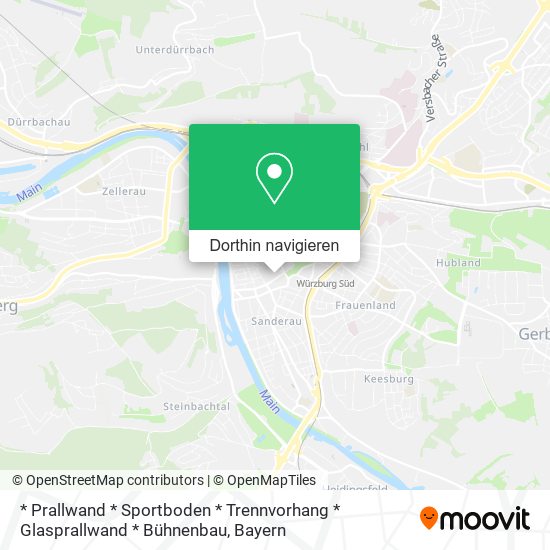* Prallwand * Sportboden * Trennvorhang * Glasprallwand * Bühnenbau Karte