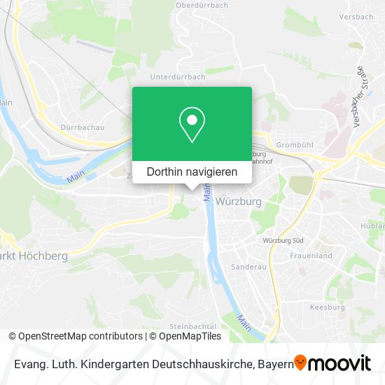Evang. Luth. Kindergarten Deutschhauskirche Karte