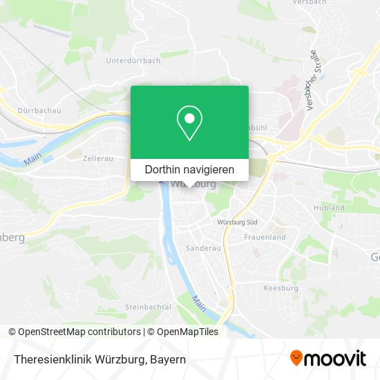 Theresienklinik Würzburg Karte