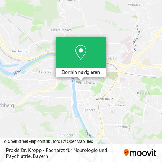 Praxis Dr. Kropp - Facharzt für Neurologie und Psychiatrie Karte
