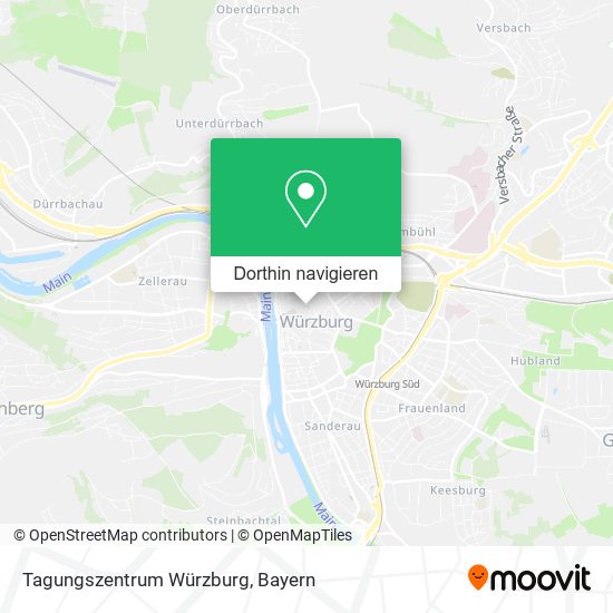 Tagungszentrum Würzburg Karte