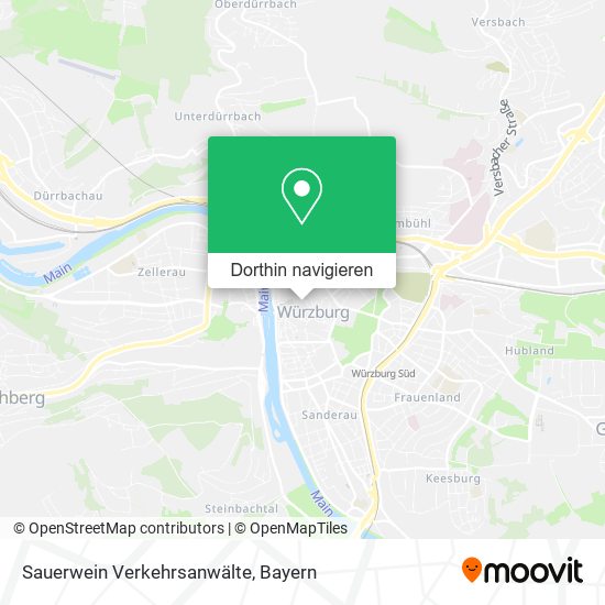 Sauerwein Verkehrsanwälte Karte
